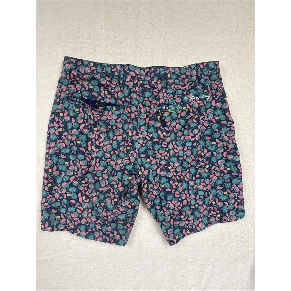 William Murray Shorts Men's Size 34 Watermelon Golf‎ Shorts Swim Trunks